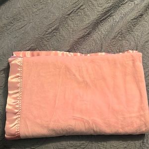 Pink baby blanket very soft